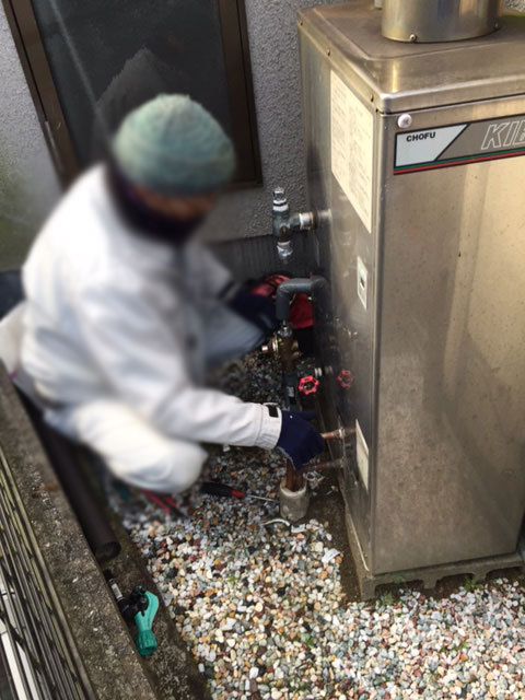 石油ボイラー取替工事